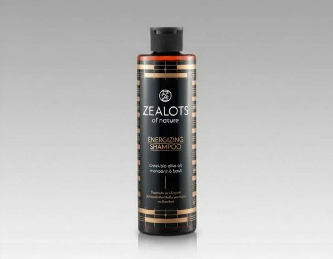 ZEALOTS - verkwikkende shampoo 250ml mandarijn & basilicum