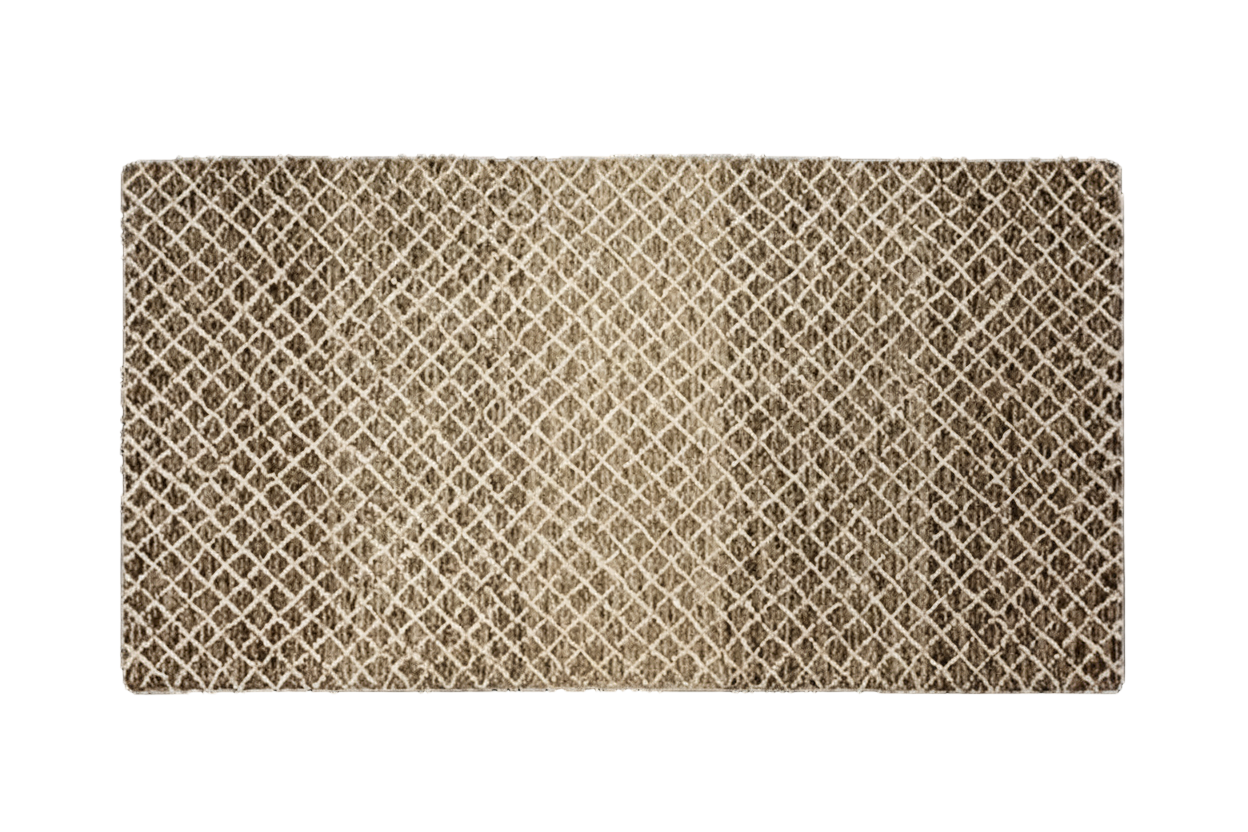 Menelaos Grey Grid-vloerkleed